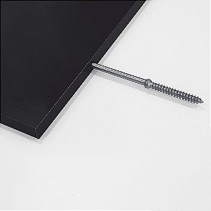 Kit 4 Prateleiras 70 x 10cm Preta Suporte Invisível
