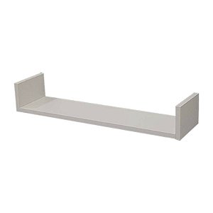 Prateleira U 70 x 15cm Branca Suporte Invisível
