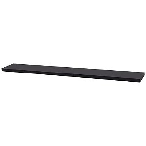 Prateleira 60 x 10cm Preta Suporte Invisível