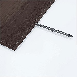 Kit 8 Prateleiras 40 x 20cm Nogal Suporte Invisível