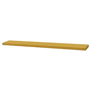 Prateleira 50 x 10cm Amarela Suporte Invisível