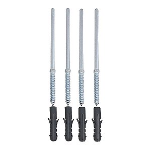 Kit 2 Prateleiras 70 x 20cm Preta Suporte Invisível