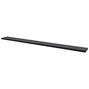 Prateleira 90 x 20cm Preta Suporte Invisível