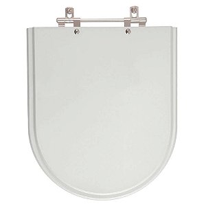 Tampa de Vaso Sanitário Jasmim Cinza Claro para bacia Fiori