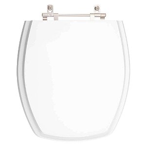 Tampa de Vaso Poliéster Iris Branco para bacia Onix