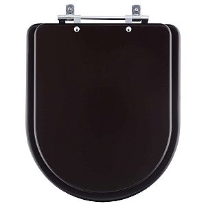 Assento Sanitário Carrara Marrom Fosco para vaso Deca