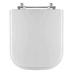 Assento Sanitário Poliéster Stillo Branco para vaso Docol