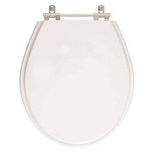 Tampa de Vaso em MDF Studio Branco para bacia Deca