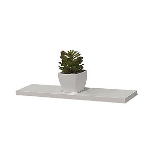 Prateleira Branca MDF 40 x 20cm Suporte Invisível