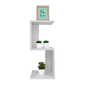 Mesa de Cabeceira S Branco 60 x 25cm