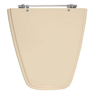 Assento Sanitário Poliéster Plaza Visone para vaso Ideal Standard