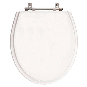 Tampa de Vaso Poliéster Windsor Branco para bacia Deca