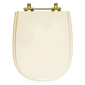 Tampa De Vaso Paris Bone Com Ferragem Dourada Para Ideal Std