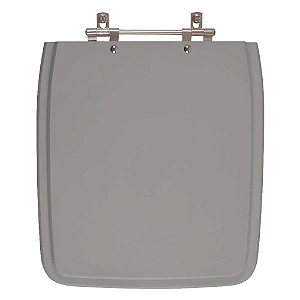 Tampa de Vaso Sanitário Vila Rica Cinza Escuro para bacia Icasa