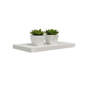 Prateleira 30 x 15cm Branco Espessura 25mm Suporte Invisível