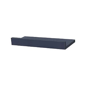 Prateleira Porta Quadros 50 x 10cm azul Suporte Invisível