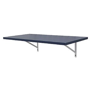 Prateleira 70 x 25cm azul Com Mão Francesa