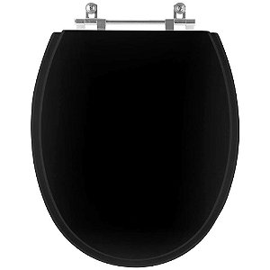 Tampa de Vaso Acrilico Spot Preto para bacia Deca 6lpf