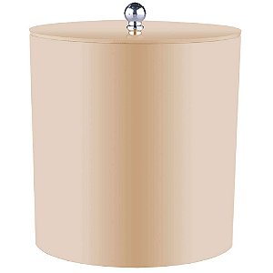 Lixeira para Banheiro Pêssego Rosa Claro 20 x 20cm - 6,2l