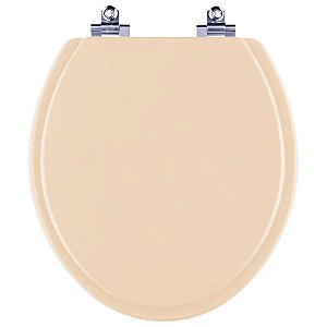 Assento Sanitário Laqueado Soft Close Azalea Rosato para vaso Celite