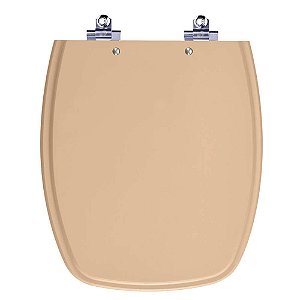 Assento Sanitário Laqueado Soft Close Stylus Pessego 73 para vaso Celite