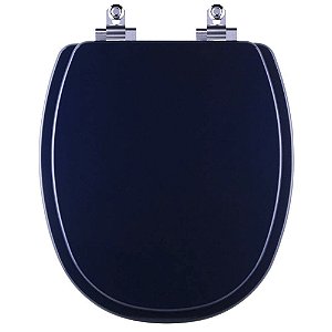 Assento Sanitário Laqueado Soft Close Ascot Cobalto (Azul Escuro) para vaso Ideal Standard