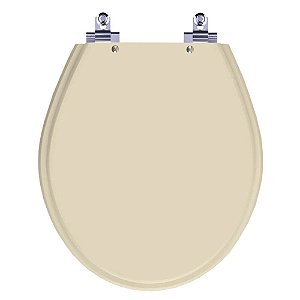 Assento Sanitário Laqueado Soft Close Carina Visone para vaso Ideal Standard