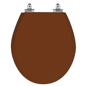 Assento Sanitário Laqueado Soft Close Carina Caramelo para vaso Ideal Standard