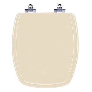 Assento Sanitário Laqueado Soft Close Amarilis Marfim para vaso Fiori