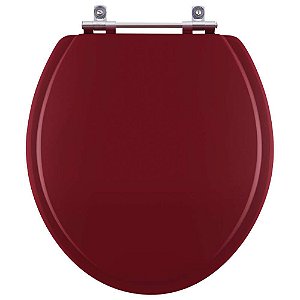 Assento Sanitário Convencional / Oval Bordô para todas as Marcas