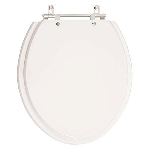 Assento Sanitario Poliester Colonial Branco para vaso Hervy