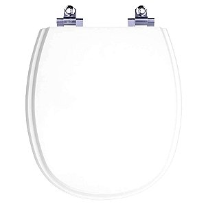 Tampa De Vaso Sanitario Com Amortecedor Aspen Branco Para Bacia Deca