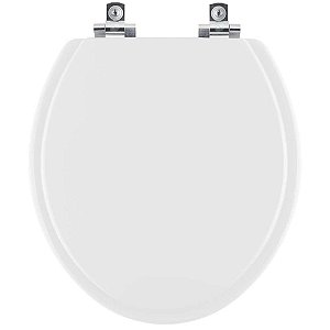 Tampa de Vaso Sanitario com Amortecedor Leiria Branco para bacia Luzarte