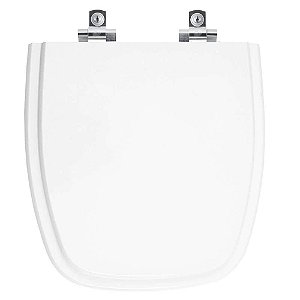 Assento Sanitário com Amortecedor Versa Branco para vaso Agnest