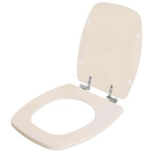 Assento Sanitário Soft Close Primula Plus Salmao para vaso Fiori