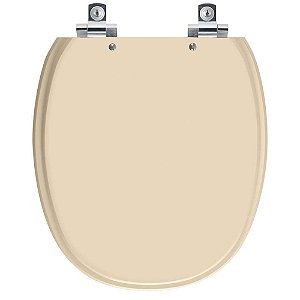 Assento Sanitário Soft Close Ascot Visone para vaso Ideal Standard
