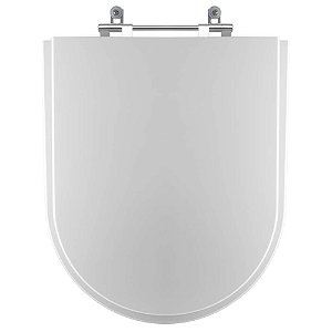 Tampa de Vaso Poliester Firenze Branco para Bacia Icasa 6lpf