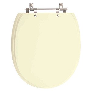 Assento Sanitário De Ville Creme (Bege Claro) para vaso Deca