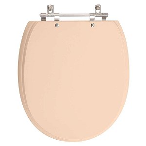 Assento Sanitário De Ville Rosa Floral para vaso Deca