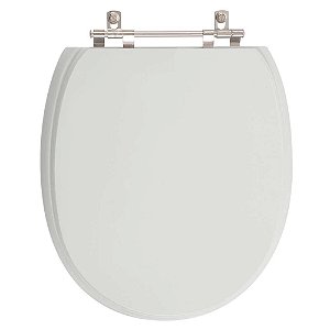 Assento Sanitário Poliester De Ville Cinza Real (Cinza Claro) para vaso Deca