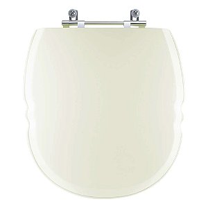 Assento Sanitário Poliester Massima Biscuit (Bege Claro) para vaso Incepa