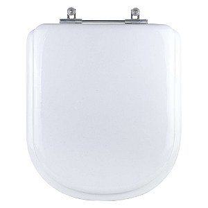 Tampa de Vaso Almofadado Loren Square Branco para louça Lorenzetti