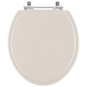 Assento Sanitário Poliester Lirio Rosato para vaso Celite