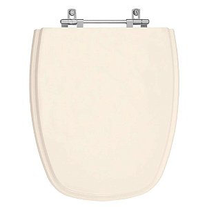 Assento Sanitário Poliester Monte Carlo Amendoa para Vaso Deca