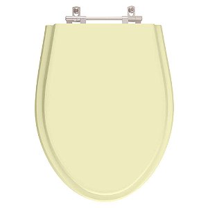 Assento Sanitário Poliester Absolute Bone (Bege Claro) para vaso Ideal Standard
