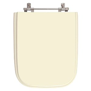 Assento Sanitário Poliester Tivoli Bone (Bege Claro) para vaso Ideal Standard