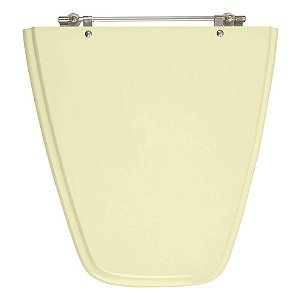 Assento Sanitário Poliester Plaza Bege Claro para vaso Ideal Standard