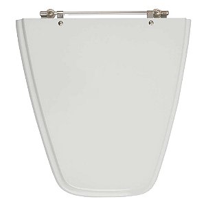 Assento Sanitário Poliester Plaza Cinza Claro para vaso Ideal Standard