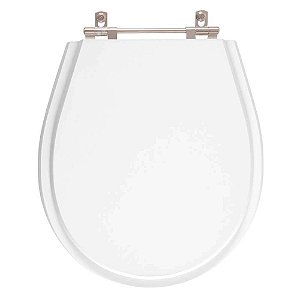Assento Sanitário Poliester Avalon Neve (Branco) para vaso Ideal Standard