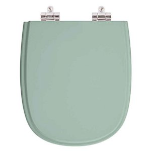 Assento Sanitario Poliester com Amortecedor Sabatini Verde Claro para Vaso Icasa